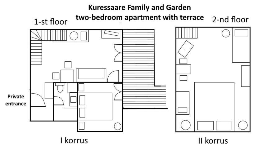 Kuressaare Family And Garden Apartments 외부 사진