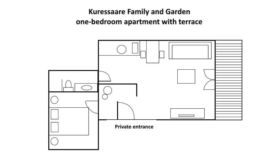 Kuressaare Family And Garden Apartments 외부 사진